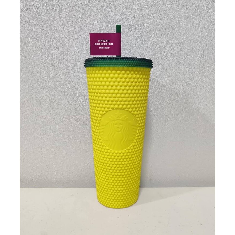 NEW Starbucks Hawaii Exclusive 2020 Pineapple Matte Studded Tumbler Cup 24oz